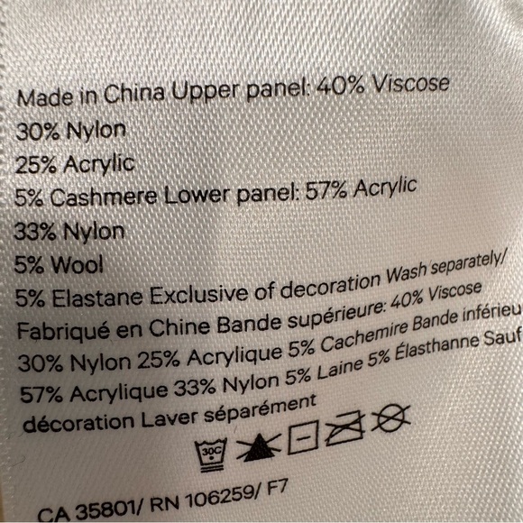 NWOT Lululemon Long Sleeve Sweater Dress Crew Neck Pockets Ivory & Gray Size S - Picture 7 of 10